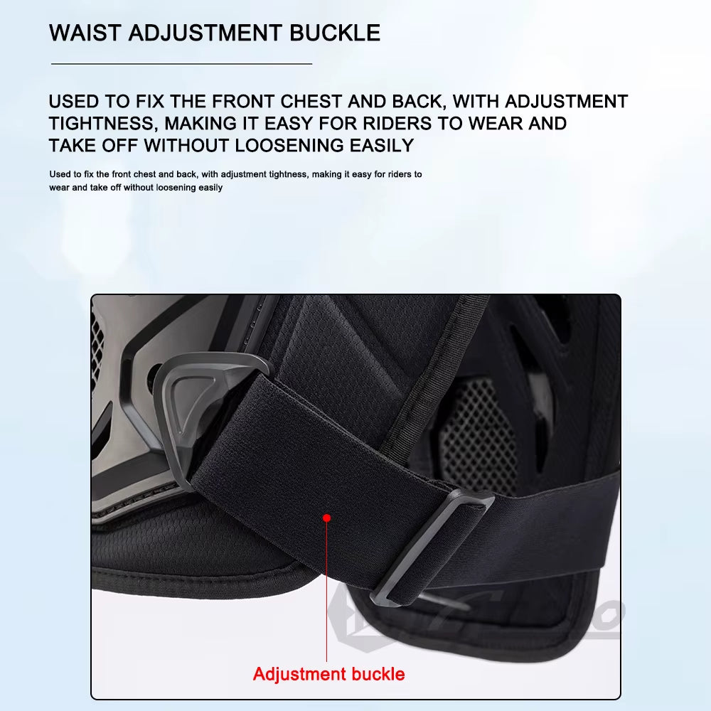 Men'S Motorcycle Riding Armor Vest Off-Road Racing Armor Vest Anti-Collision Motocross Protection Vest Dirt Bike Protection Vest