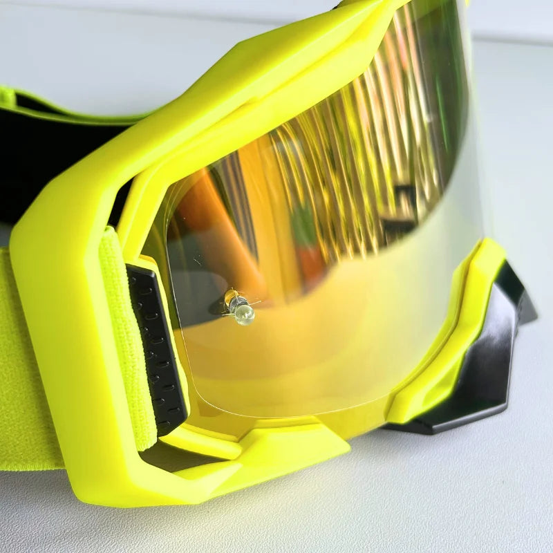 Motocross Goggles 10 Pack Tear Offs with Strap Pins Standard Tear-Offs MX Goggle Protection Lens Film Protection Accessories