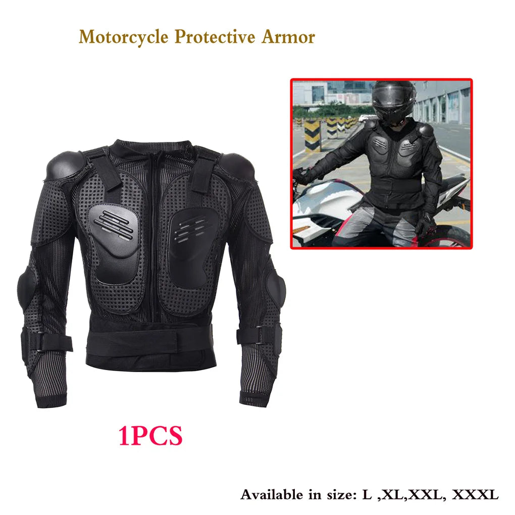 Motorcycle Protection Riding Gear Jacket Armor Spine Shoulder Chest Full Body