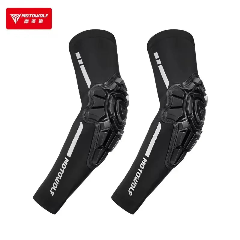 Summer Motorcycle Elbow Pads Mtb Cycling Elbow Protection Motocross Elbow Protector BMX DH ATV Motorcyclist Equipment