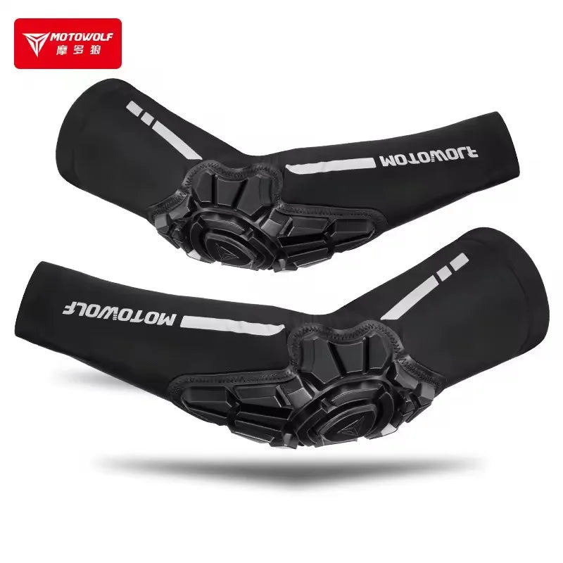 Summer Motorcycle Elbow Pads Mtb Cycling Elbow Protection Motocross Elbow Protector BMX DH ATV Motorcyclist Equipment